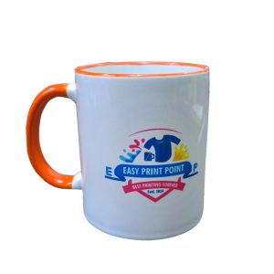 Orange China Ring Mug